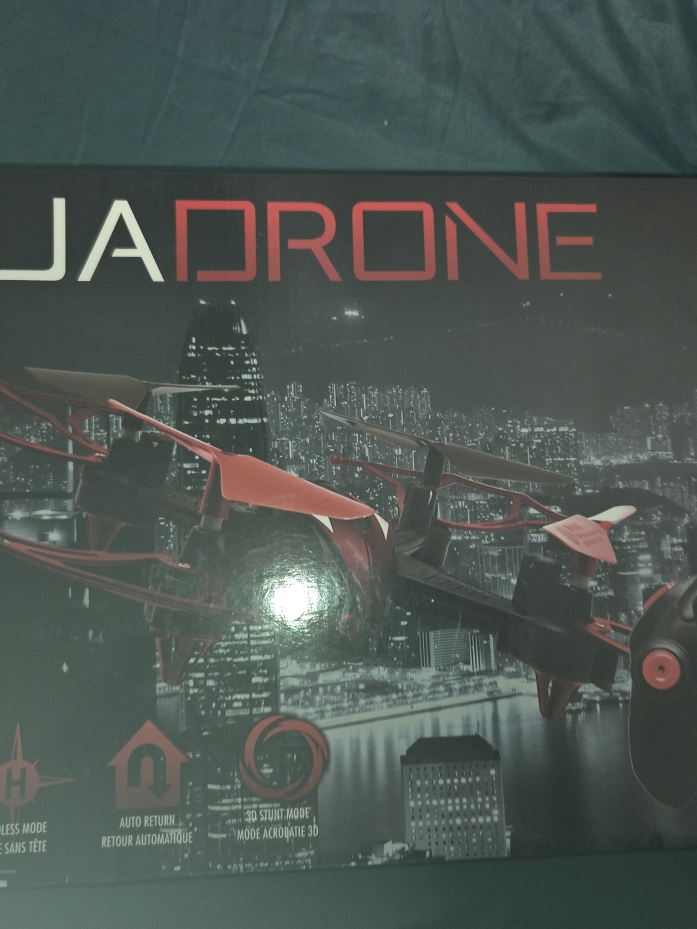 Drone Red Quadricopter Drone with Controller Still In The Box